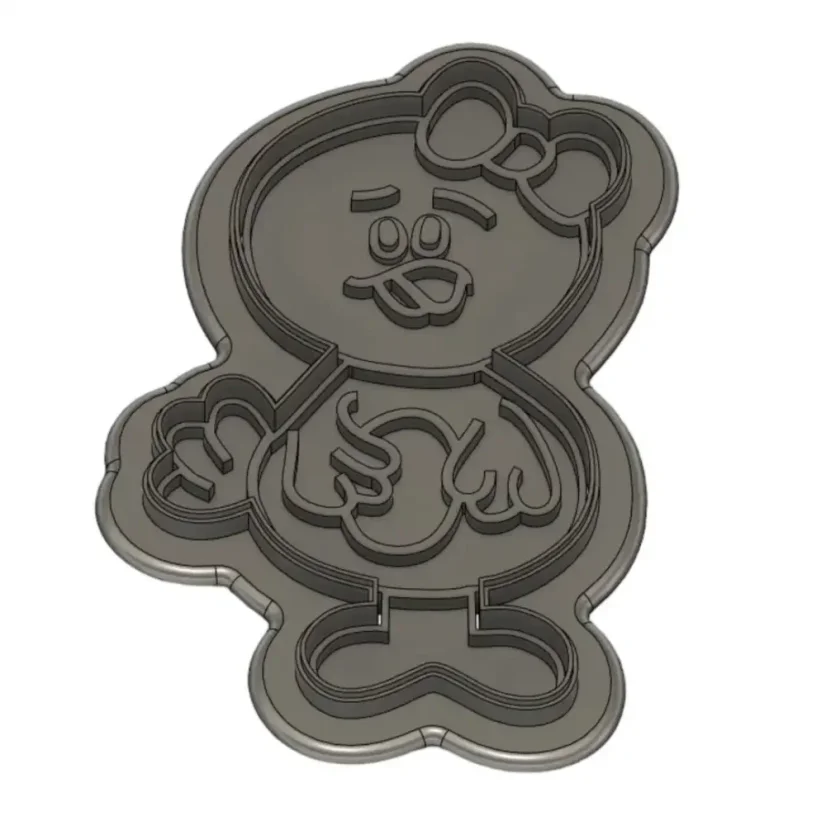 Kuře s mašlí | 10401 | vykrajovátko/sada