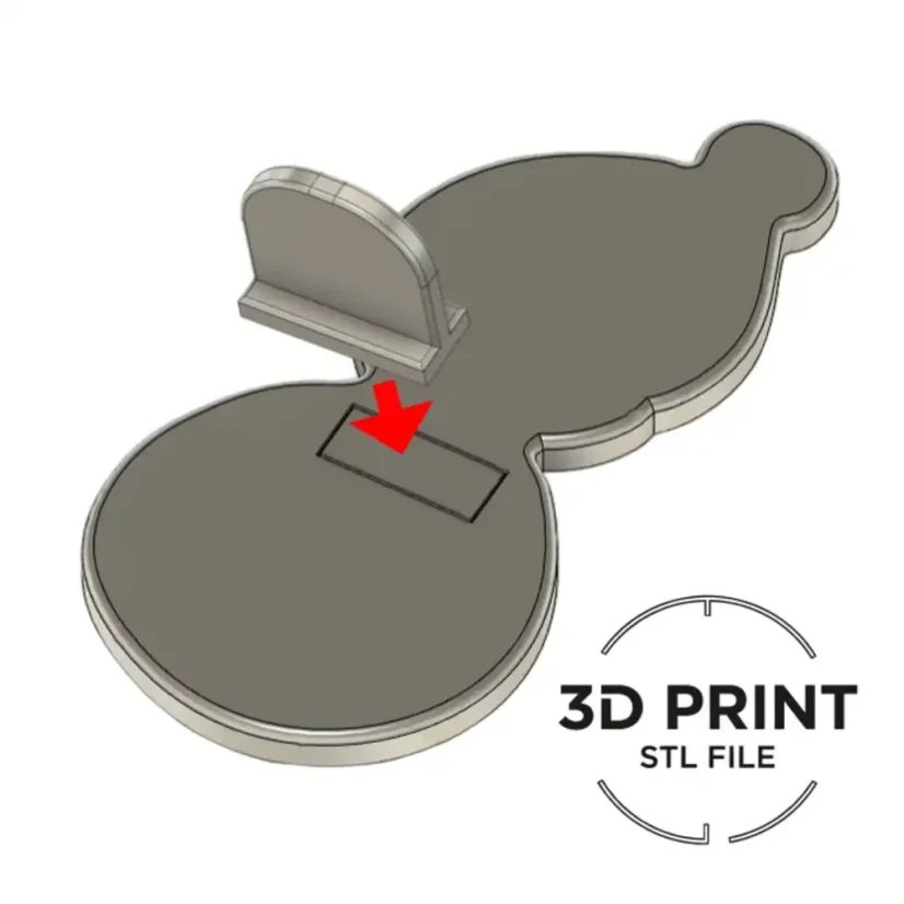 3D tisk STL | Zajíc s kytkou | 10101DS | DIY vykrajovátko/sada - Varianta: model č. 10102, Velikost: velikost S + M