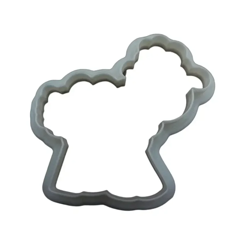 Ovečka | 10201 | více variant - Varianta: set (obrys+razitko), Velikost: velikost M (8 cm)