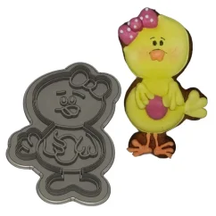 Kuře s mašlí | 10401 | vykrajovátko/sada