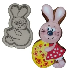 Zajíc s vejcem (holka) | 10107 | vykrajovátko/sada