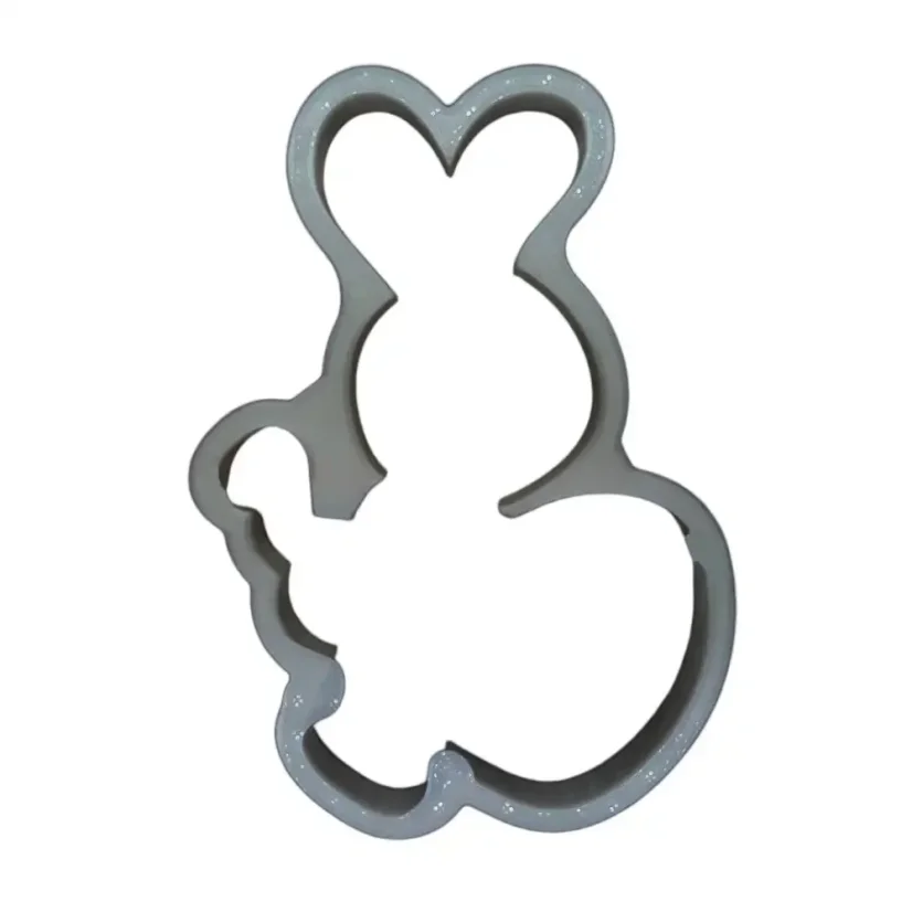 Zajíc s vejcem (kluk) | 10106 | více variant - Varianta: obrys, Velikost: velikost S (6 cm)