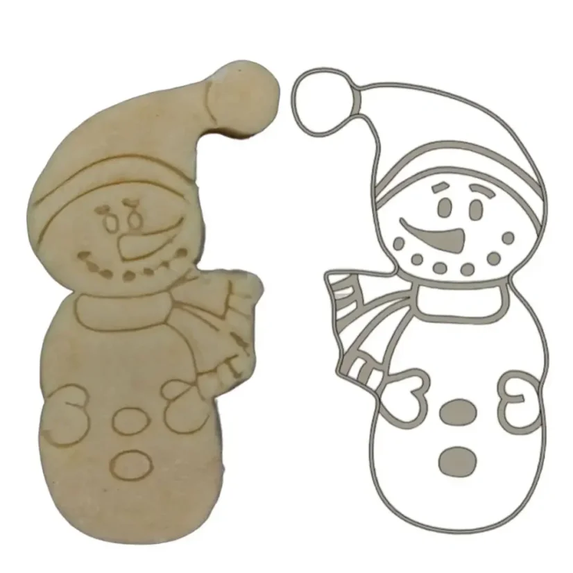 Sněhulák s kulichem a šálou | 40102 | velikost M, S