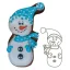 Sněhulák s kulichem a šálou | 40102 | velikost M, S