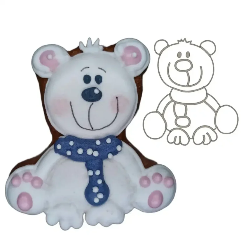 Medvídek se šálou | 40201 | velikost M, S